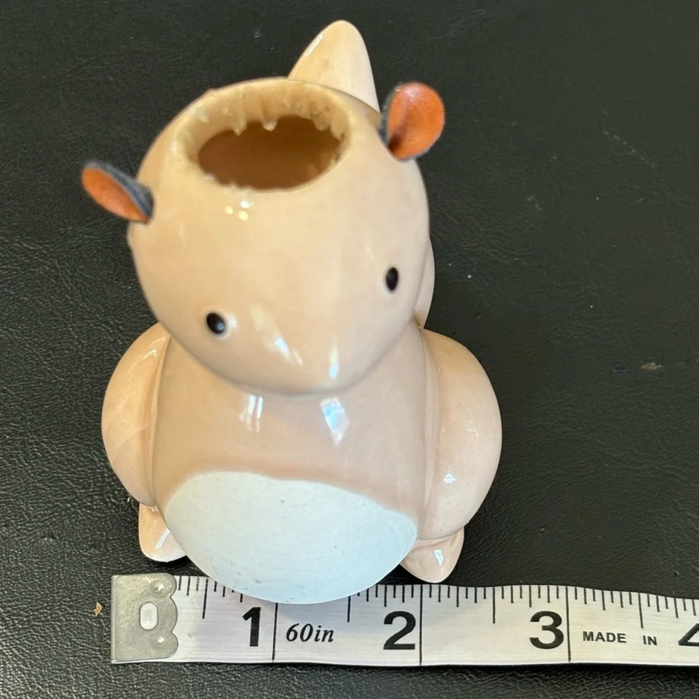 Ceramic squirrel air plant planter